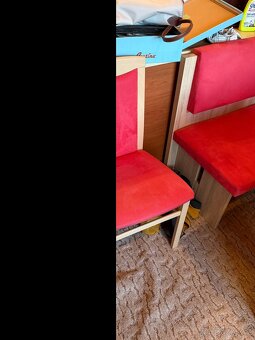 Rohová lavice stůl a 2x židle - 4