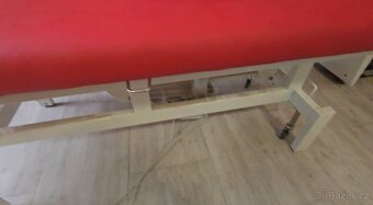 Elektrické Masážní lehátko AKCE  červené 2 motory - 4