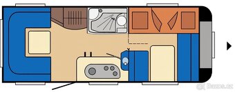Hobby Excellent 495 UK  6 lůžek -Palandy - 4