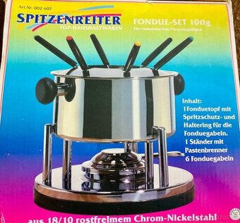 Nerezová souprava na fondue - 4