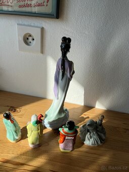 Porcelánové asijské sošky - 4