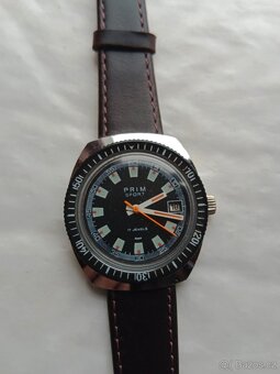 zachovalé  mechanické hodinky Prim Sport II. - 4