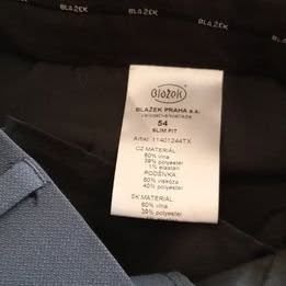 Pánský oblek zn. Blažek+ Kabát - 4