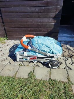 Nový sportovní kočárek (šedo-zelený) - 4