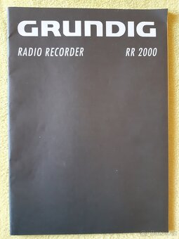 Radiomagnetofon Grundig RR 2000 - 4