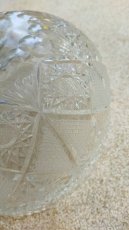 Broušená mísa na nožce Bohemia Crystal - 4