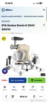 Kuchyňský robot Eta Gratus - 4