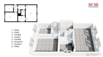 Prodej bytu 3+1, 70 m2, v Berouně; ul. Na Parkáně - 4