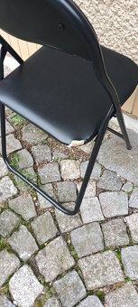 2ks rozkládací židle s malou vadou + malá židlička - 4