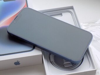 APPLE iPhone 14 128GB Blue - ZÁRUKA 12 MĚSÍCŮ - JAKO NOVÝ - 4