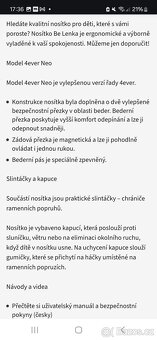 Nosítko BeLenka - 4