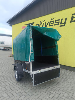 ČESKÝ SVAŘOVANÝ PŘÍVĚS 215x120 s plachtou - 4