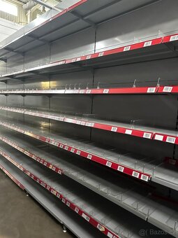 Plechové regály oboustranné - 4