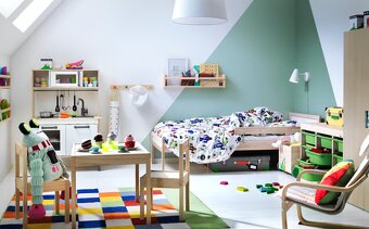 Sniglar Ikea dětská postel s roštem i matrací - 4