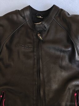 Dámská kožená moto bunda W-TEC Caronina NF-1174, vel. XL - 4