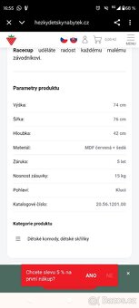 Dětská komoda racecup - 4