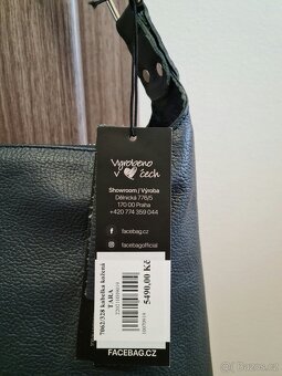 NOVÁ Kožená kabelka Tara dolaro, zn. Facebag - 4