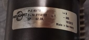 Planetová převodovka NEUGART - 4