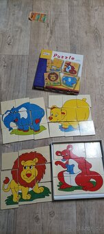 Dřevěná skládačka/puzzle - 4