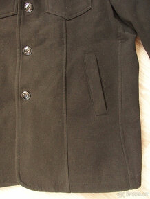 Pánský černý kabát s prošívanou podšívkou vel. XXL - 4