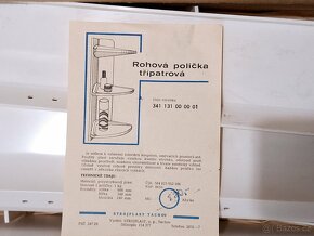 Retro Československo - NOVÁ koupelnová rohová polička - 4