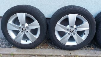 Alu kola originál Škoda Fabia III, Rapid 5x100 R15 - 4