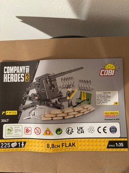 Německé protiletadlové dělo Flak 8,8 cm COBI 3047 - 4