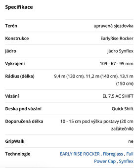 Sjezdové lyže juniorské Elan Formula 130 cm - 4
