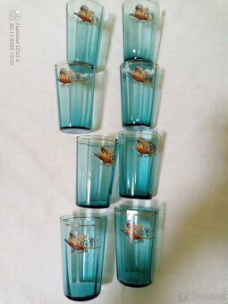 Retro skleničky- Bažant - 4