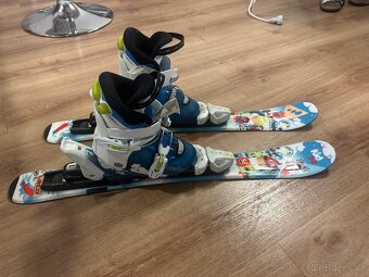 Set dětské lyže 77cm a lyžáky 18,5 - 4