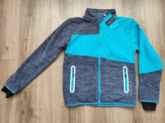 Chlapecká fleecová mikina na zip Kugo nová - 4