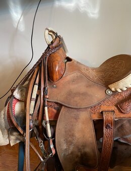 Westernové sedlo Circle Y - 4