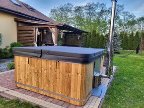 Koupací sud, vířivka, wellness, jacuzzi, horký sud - 4