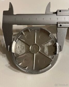 Plastové pokličky alu kola průměr 62-68 mm chrom - 4