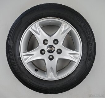 Nissan Almera Tino - Originání 15" alu kola - Letní pneu - 4