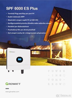 Kombinovaný ostrovní měnič Growatt SPF 6000ES Plus - nový - 4