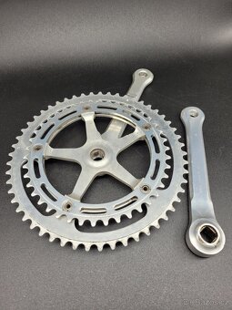Kliky Campagnolo Super Record No Fluted, 1987, délka 172.5mm - 4