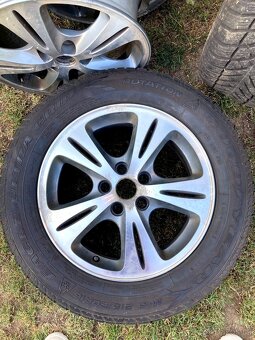 ALU kola Ford + zimní pneu 215/60/R16 Goodyear - 4