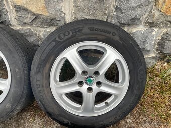 Alu kola 5x100 R15 pneu letní 195/65 R15 - 4
