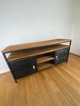 TV stolek z masivního dřeva - 4