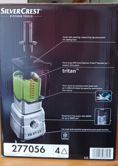 Stolní mixér Silvercrest - 32 000 otáček/min., 2000 W, 2 l - 4