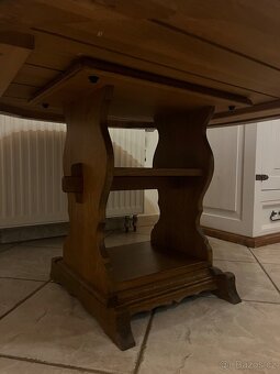 Starožitný stůl masiv - 4