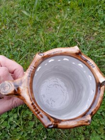 Půllitr Royal Dux keramický, starožitný, ručně malovaný - 4