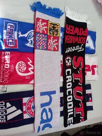 Pletené zimní sportovní šály - 4