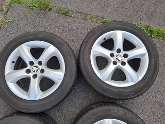 Alu kola 15" Skoda Antares 5x100 letni pneu 195/55R15 - 4