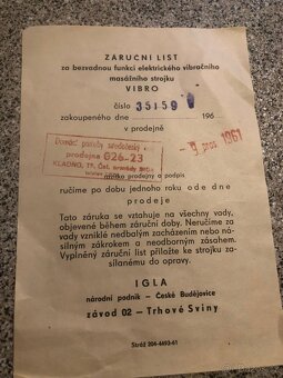 VIBRO masážní přístroj retro 60.léta - 4