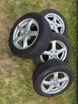 Sada alu kol s letní pneu 205/60 R16 - 4