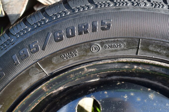 4ks zimní pneu Sava 195/60R15 na ocel. discích Subaru - 4