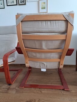 Dvě křesla IKEA Poang - 4