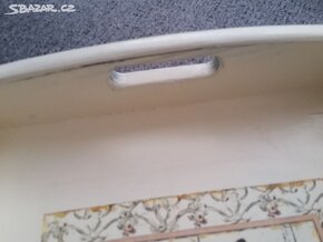 Dekorovaný dřevěný servírovací podnos - tác - 45x30cm - 4